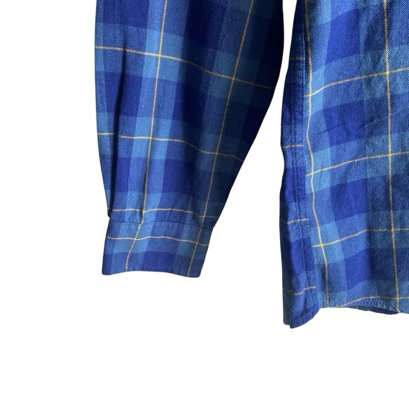 Duluth Trading Co Size LT Large Tall Mens Free Swingin Flannel Shirt Button Down - Picture 4 of 7